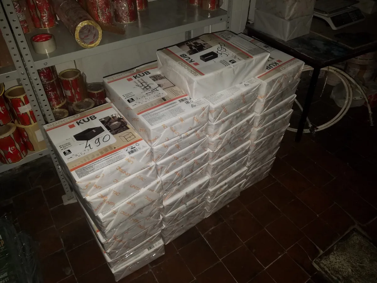 Упакованный тираж готовой продукции на складе